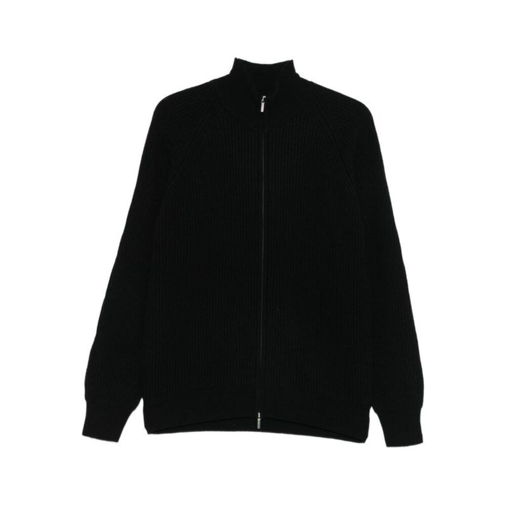 Barba Men Zip-Up Cardigan